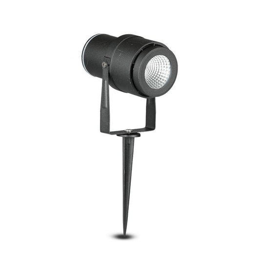 12W LED Garden Spike Lamp Black Body 3000K