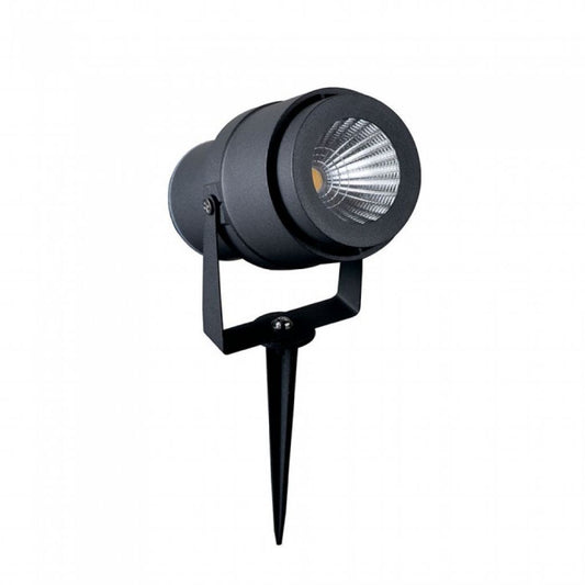 12W LED Garden Spike Lamp Grey Body 3000K