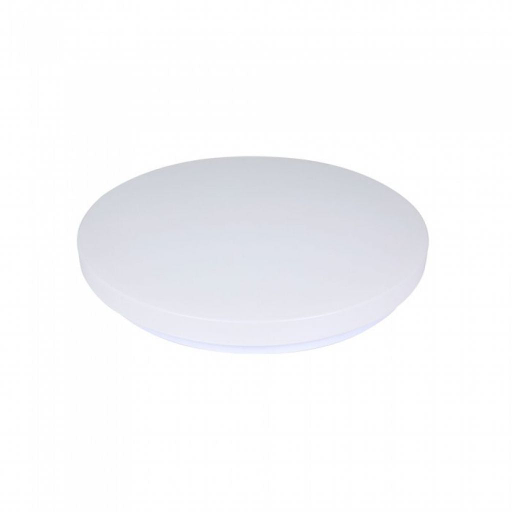 12W Led Dome Light-230Mm With Milky Cover Cct:3In1-Round