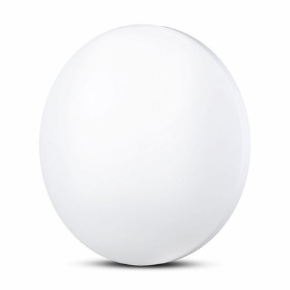 18W Led Dome Light-300Mm With Milky Cover Cct:3In1-Round