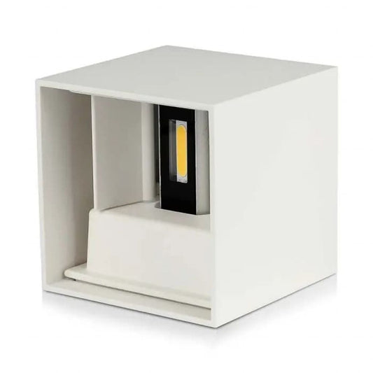 12W Wall Lamp Bridgelux Chip 4000K White Square