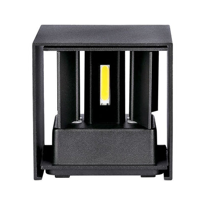 11W LED Wall Lamp With Bridgelux Chip Black 3000K Square