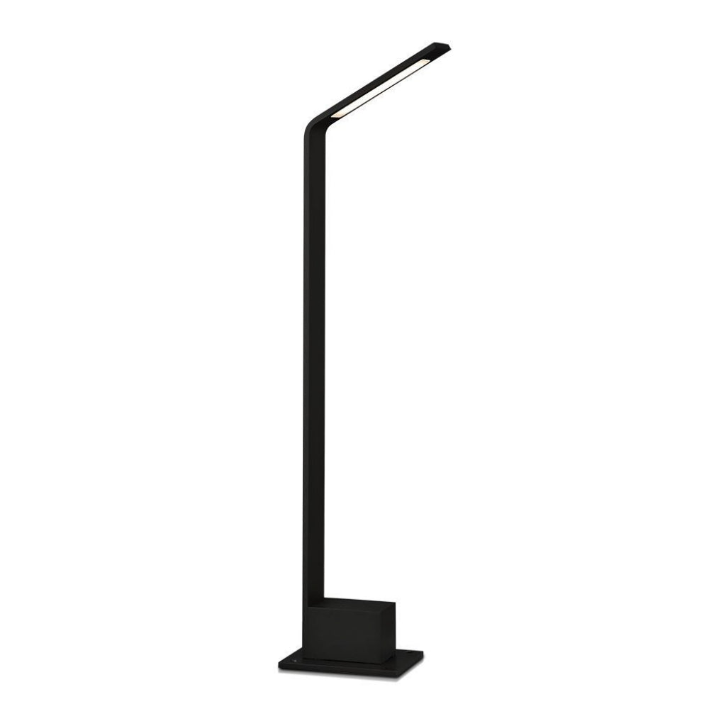 5W LED Outdoor Bollard Lamp Black Body 4000K IP54