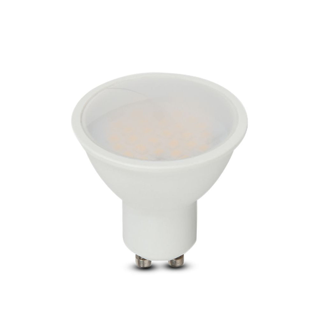 10W Gu10 Led Plastic Spotlight-Milky Cover With Samsung Chip 6500K