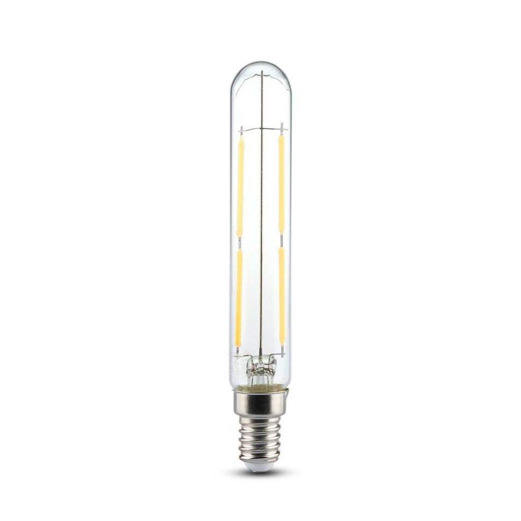 LED Bulb - 4W E14 T20 Filament Clear Glass 4000K