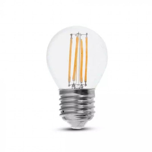 LED Bulb - 6W Filament E27 G45 Clear Cover 4000K