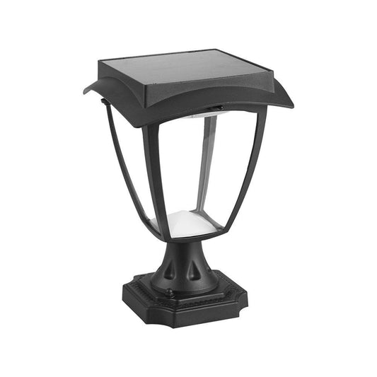 2W LED Solar Stand Lamp Black Body 3000K+6000K