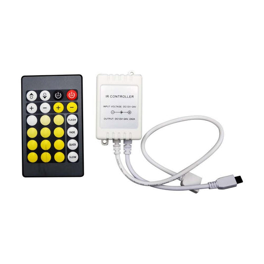 Infrared ControLED with Remote Control 3In1+RGB 24 Buttons