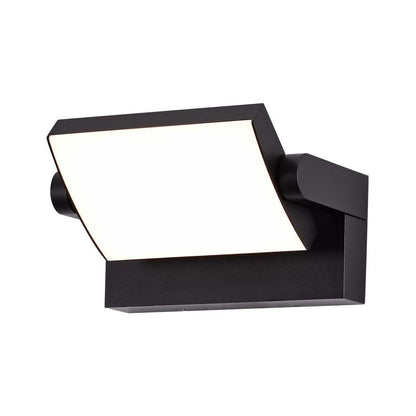 20W Led Wall Light 3000K Black Body, Ip65