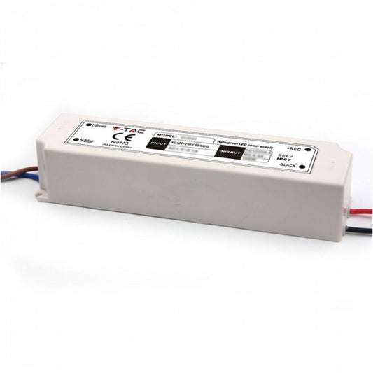 LED Plastic Slim Power Supply 60W IP67 12V  (5 anni di Garanzia)