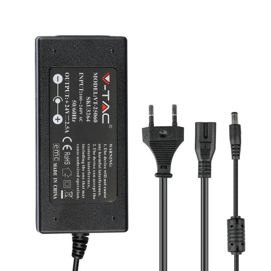 LED Power Supply - 60W 24V 25A IP44 Plastic