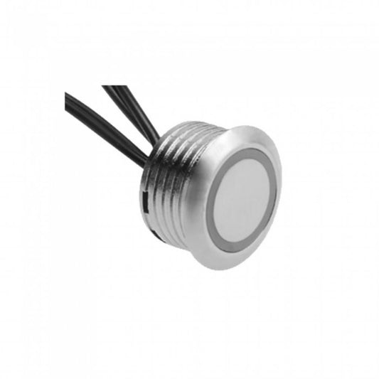 LED Touch Switch And Dimmer - Silver + Black Cable