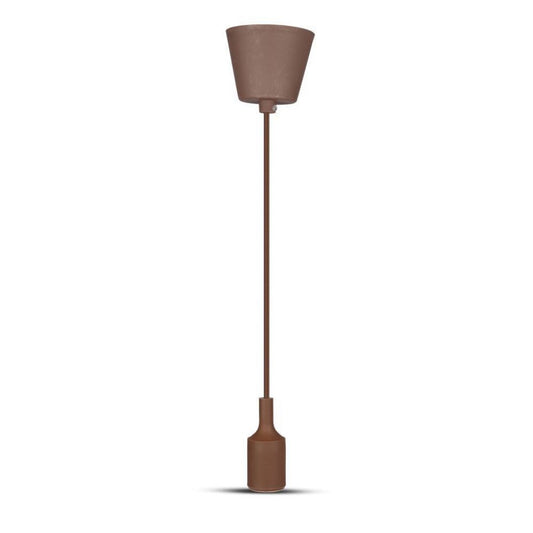 E27 Pendant Holder Brown Body