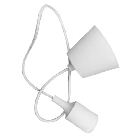 E27 Pendant Holder White Body