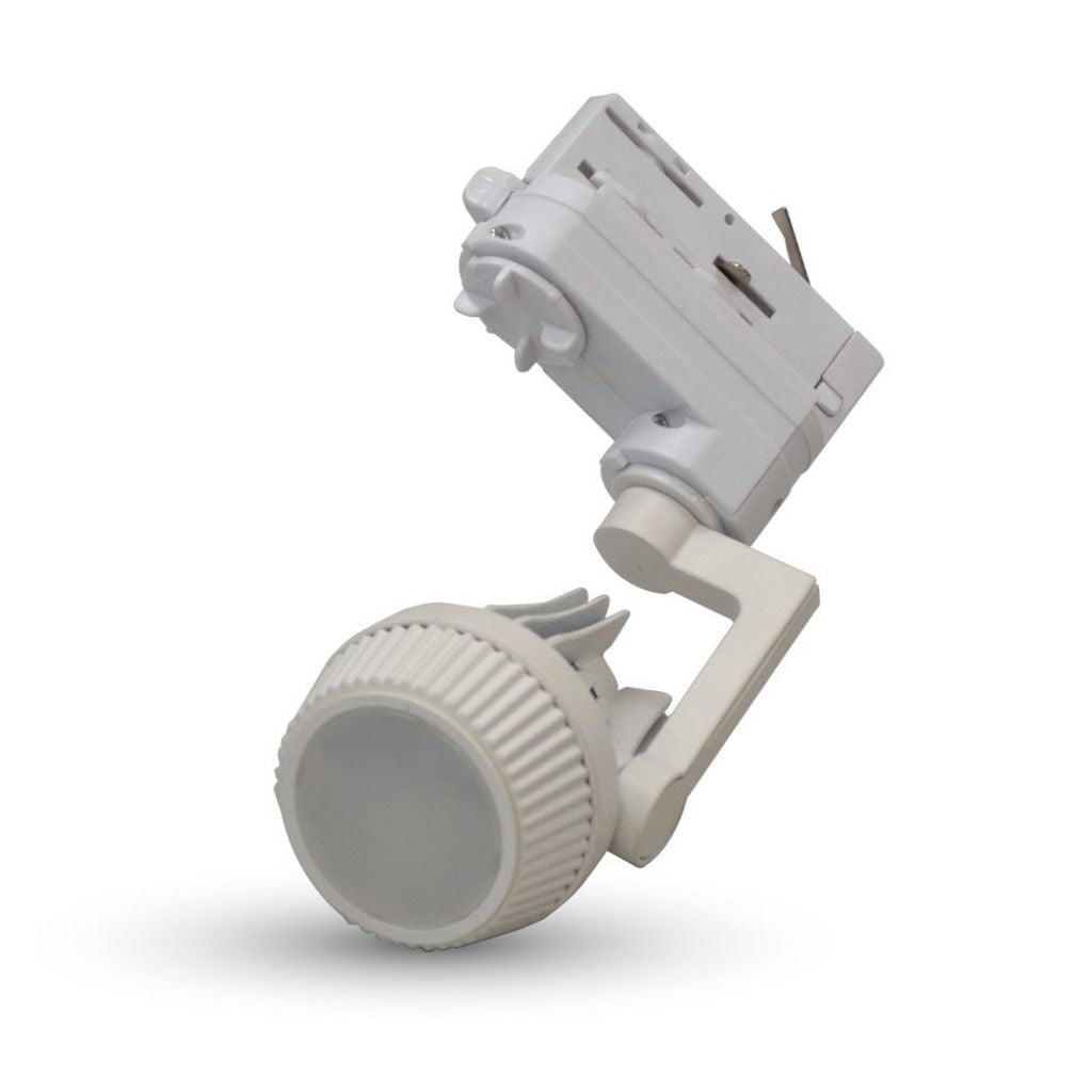 GU10 Fitting 4 Core Track White Body