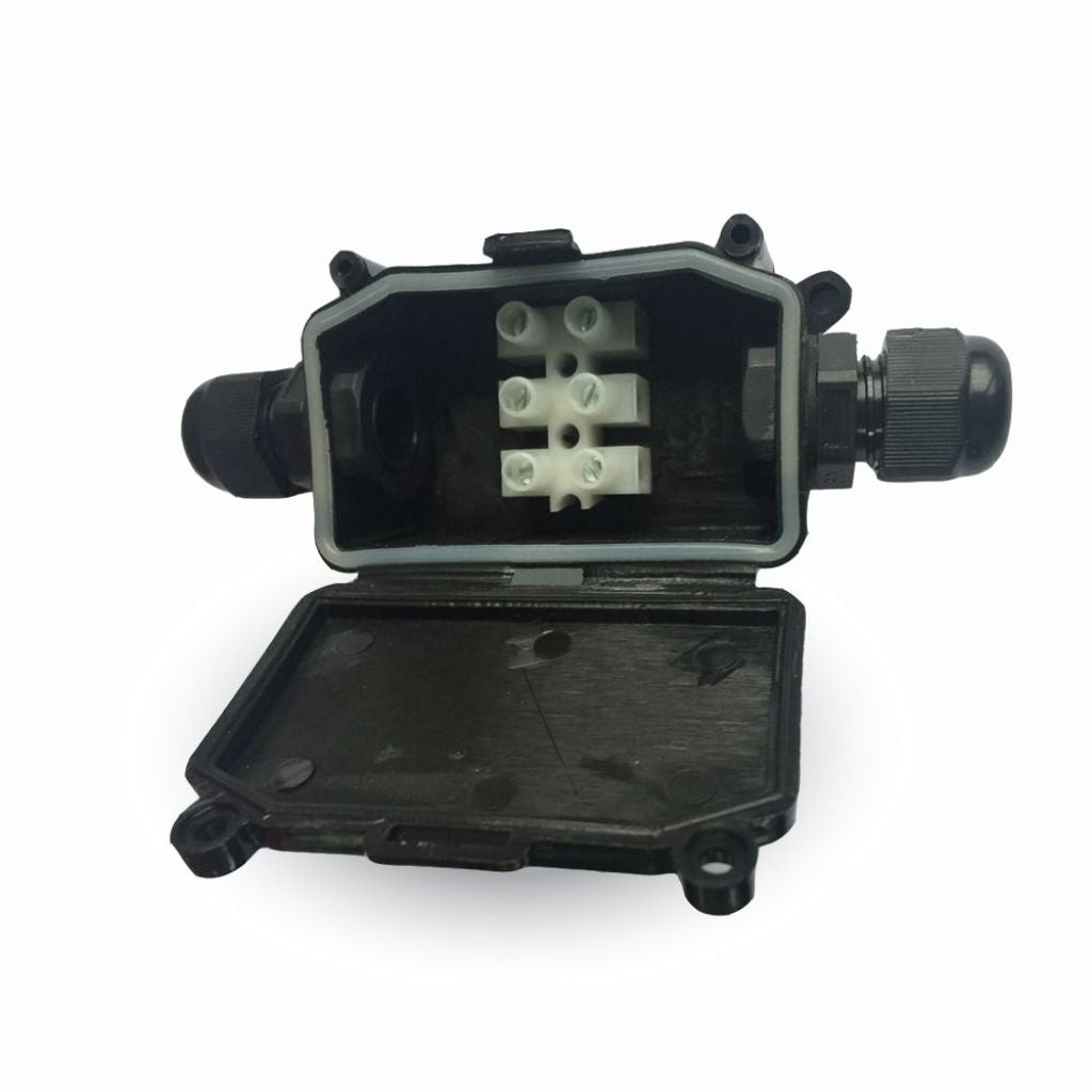 Waterproof Box With Terminal Block Black