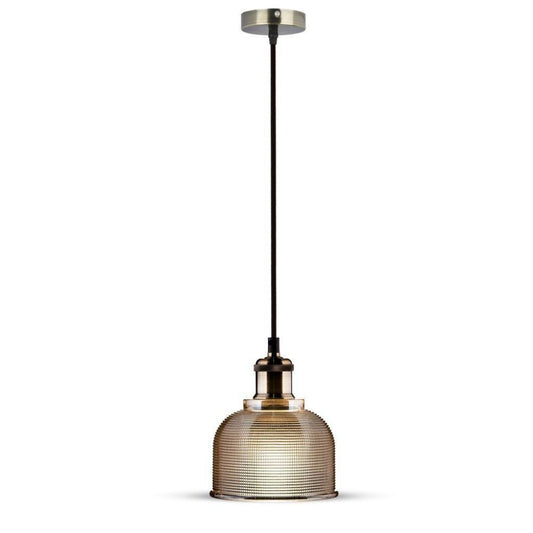 Glass Pendant Light Amber Glass Diametro 145