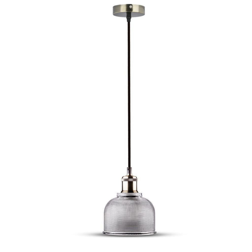 Glass Pendant Light Transparent Diametro 145