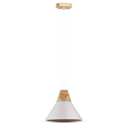 Aluminium Pendant Light White