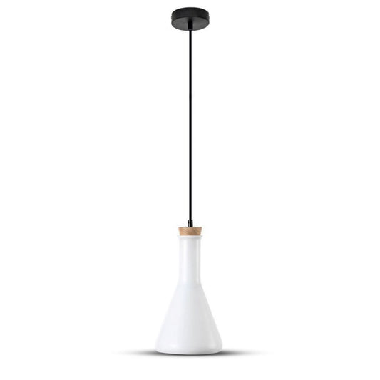 Glass Pendant Light White
