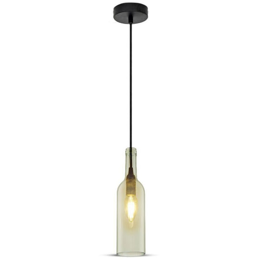 Bottle Pendant Light Transparent