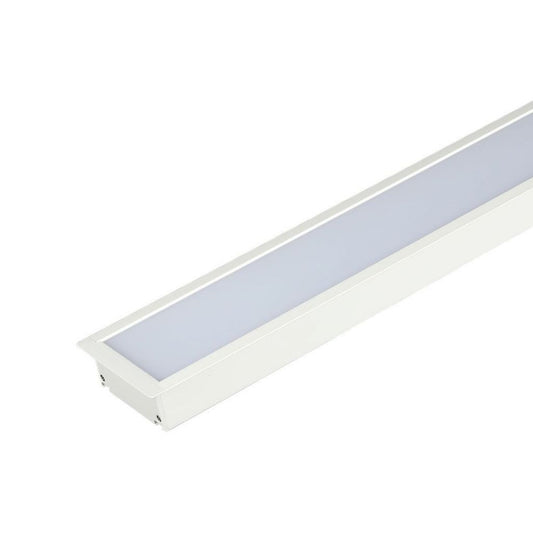 LED Linear Light Samsung Chip - 40W Recessed White Body 4000K (h90)