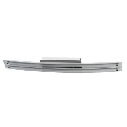 36W Designer Bend Glass Double Seiling Surface Chrome 4000K D985mm*2
