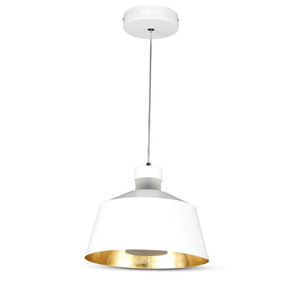 7W LED Pendant Light (Acrylic) - White Lamp Shade 250*190mm 4000K