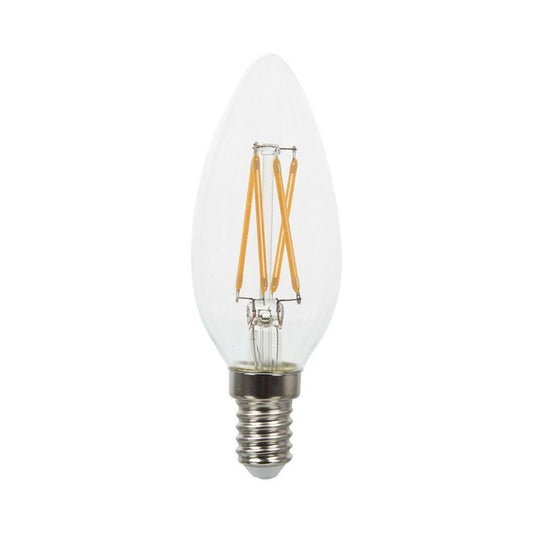 LED Bulb - 4W Cross Filament E14 Twist Candle 2700K