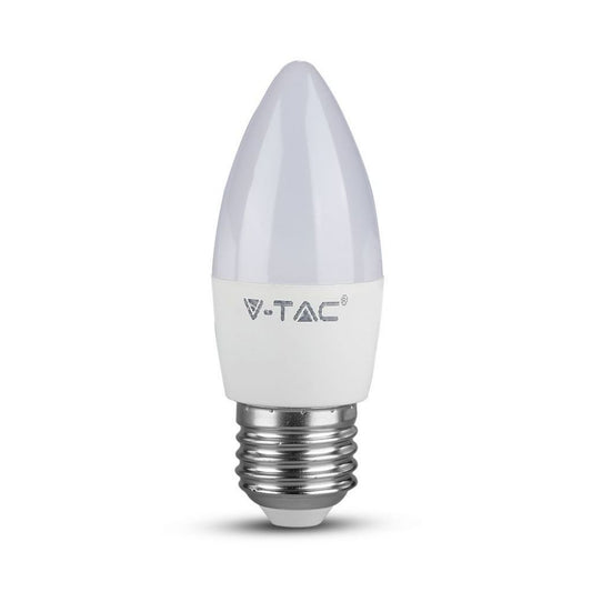 LED Bulb - 5.5W E27 Candle 6400K