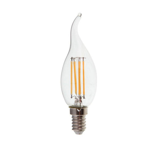 LED Bulb - 4W Filament E14 Candle Tail 2700K Dimmable