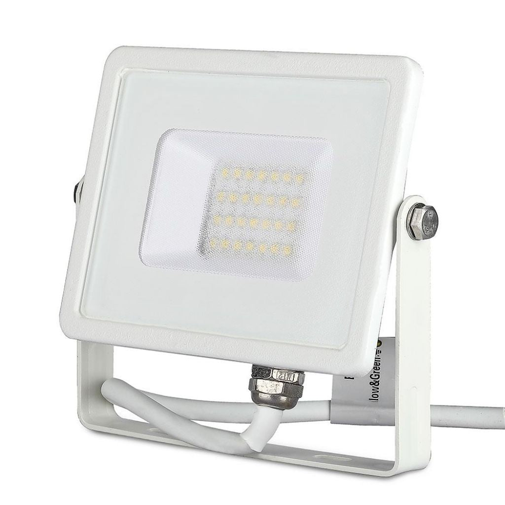 20W LED Floodlight Smd Samsung Chip White Body 4000K