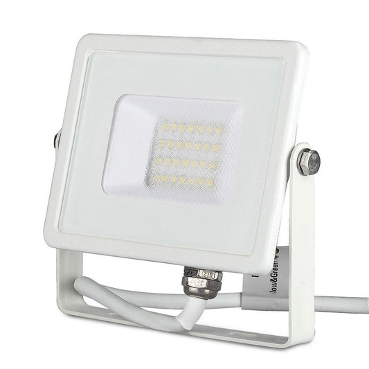 20W LED Floodlight Smd Samsung Chip White Body 4000K