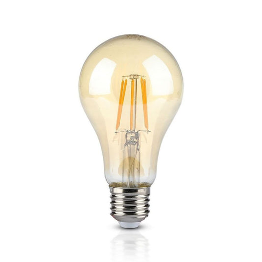 LED Bulb - 8W E27 Filament Amber Cover 2200K