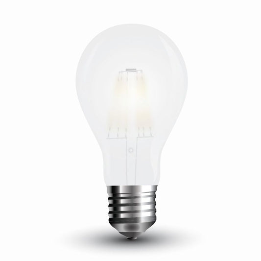 LED Bulb - 6W Filament E27 A60 Frost Cover 6400K