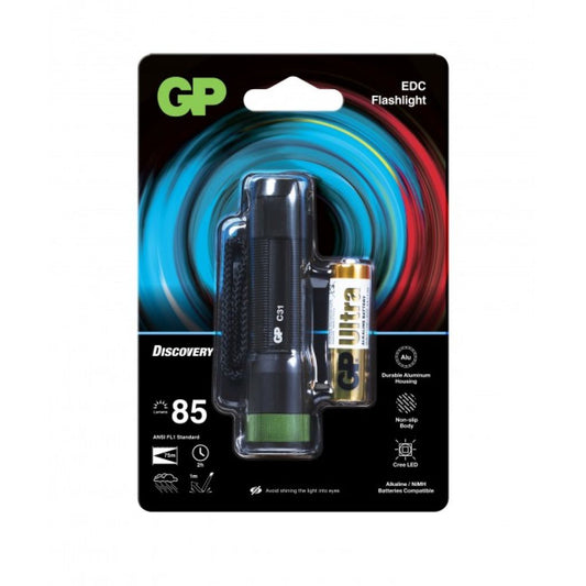 GP FLASHLIGHT C31 85LM 1xAA