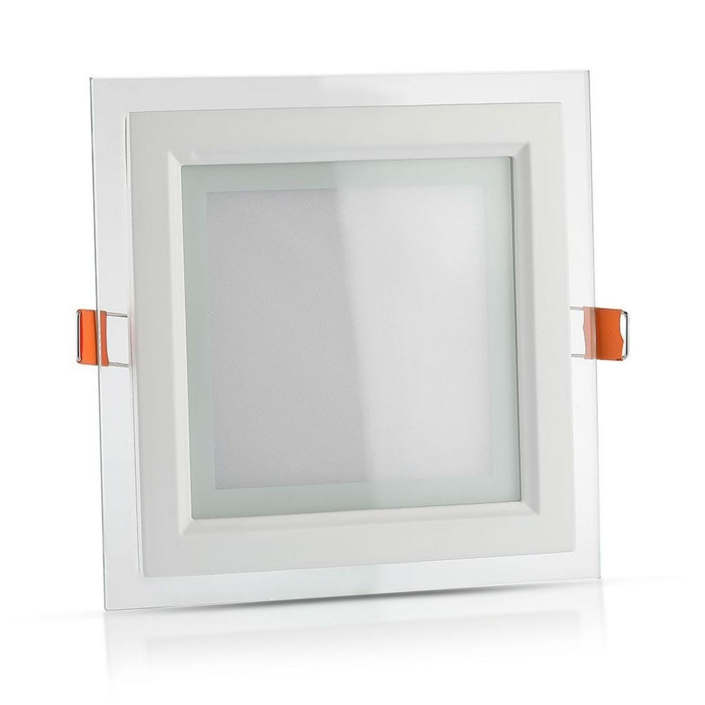 18W LED Panel Downlight Glass - Square 6400K