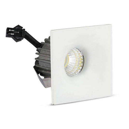 3W LED Downlight Fixed Type Square 6400K