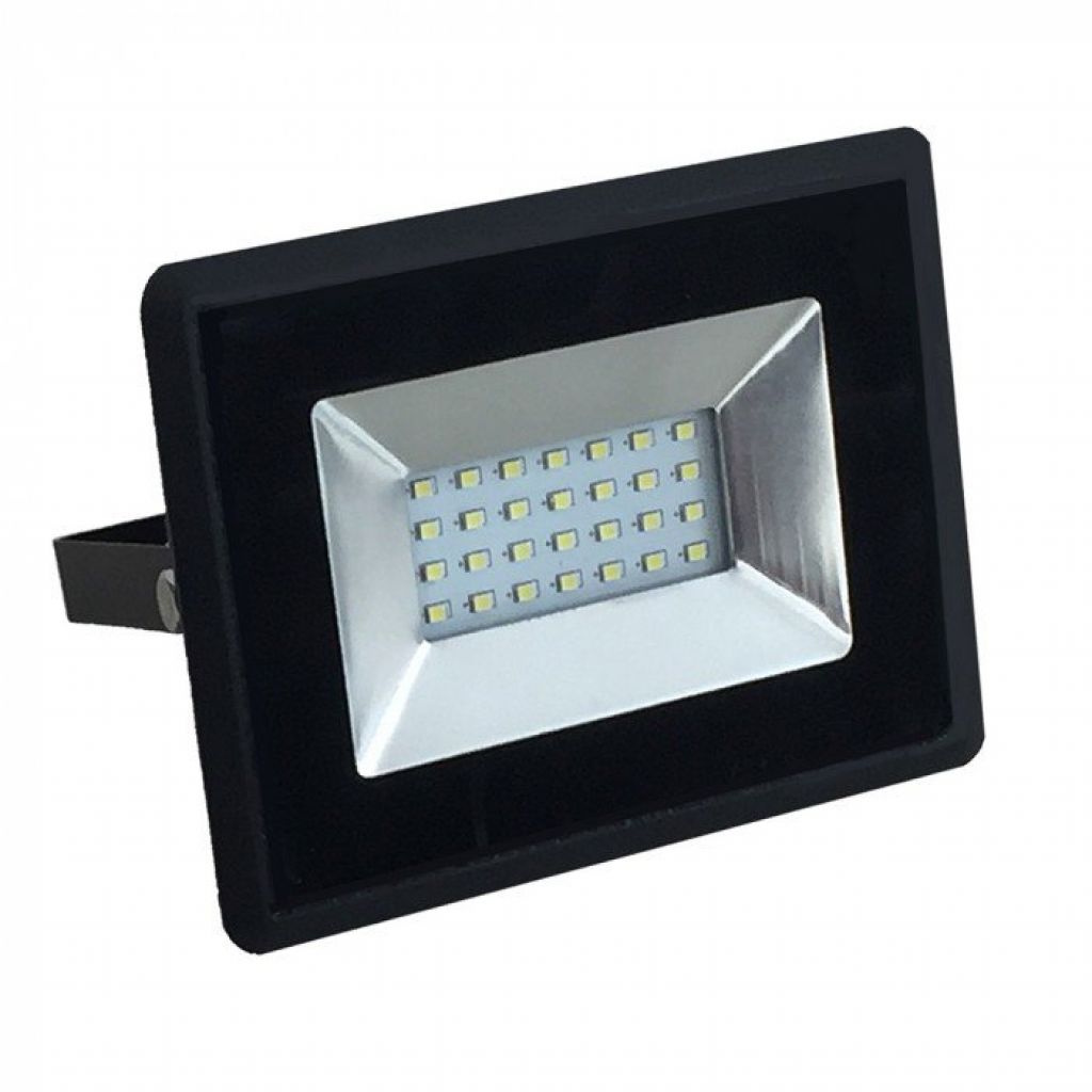 20W LED Floodlight E-Series SMD Black Body 3000K