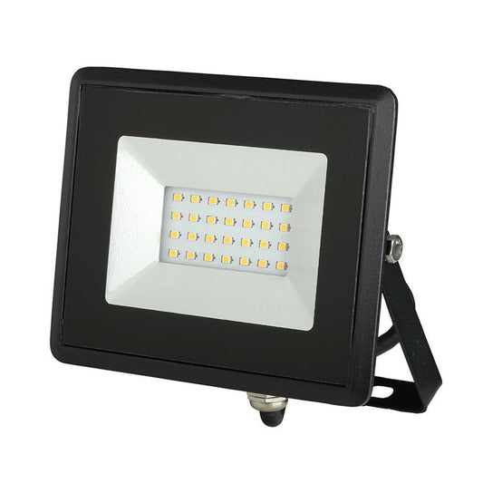 20W LED Floodlight E-Series SMD Black Body 6400K