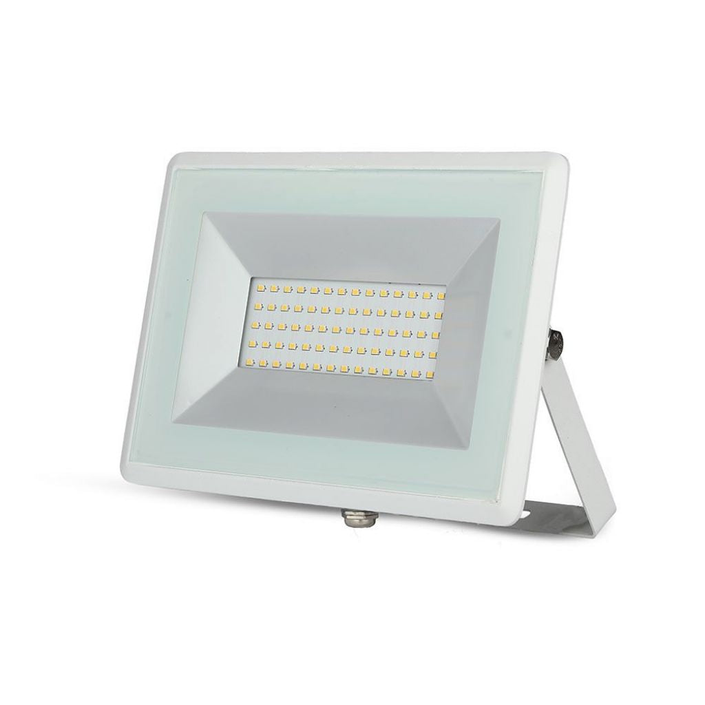 50W LED Floodlight E-Series SMD White Body 4000K