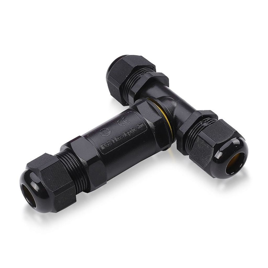 Waterproof Black Terminal Block 8-12mm IP68