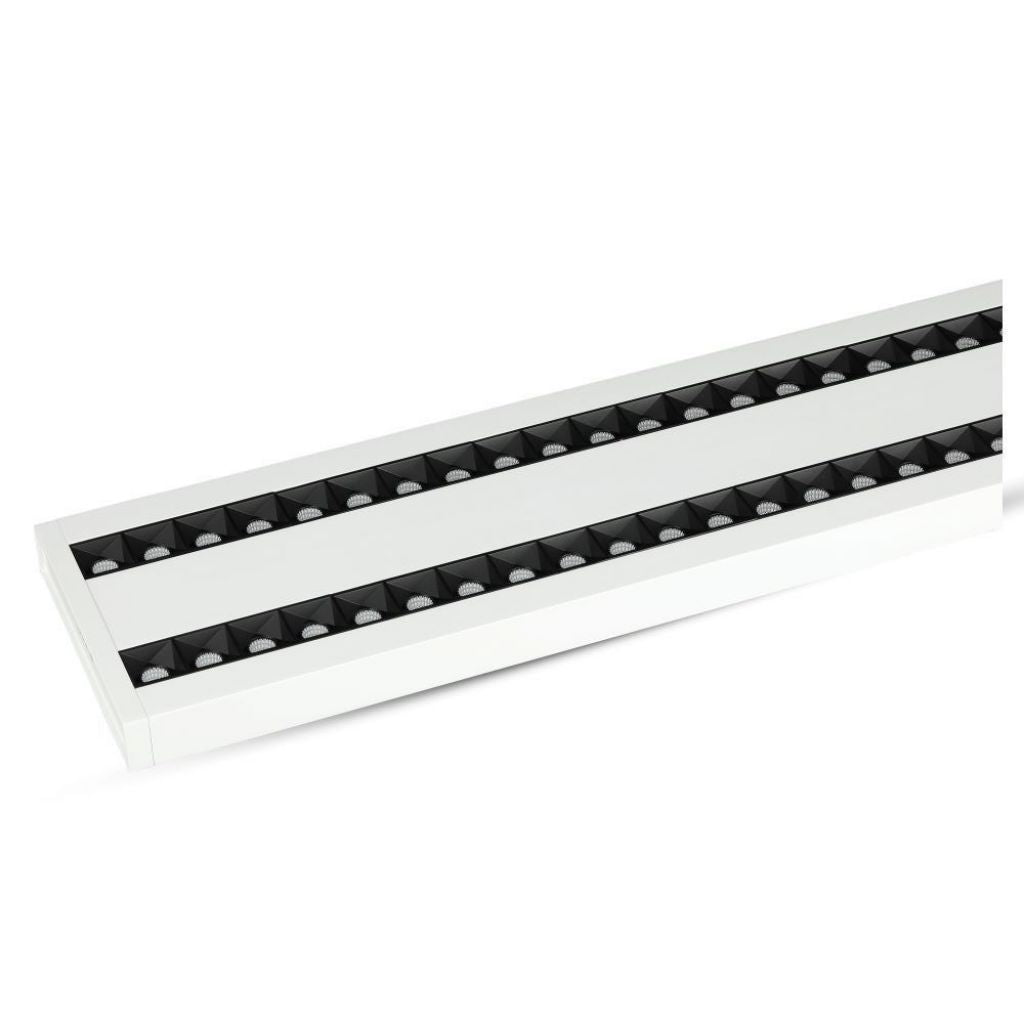 LED Linear Light Samsung Chip - 60W Hanging Linkable White Body 4000K