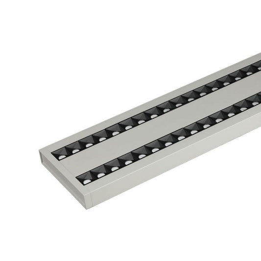 LED Linear Light Samsung Chip - 60W Hanging Linkable Silver Body 4000K