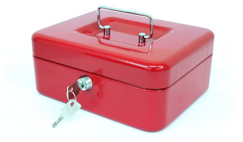 BRIXO Cassetta Portavalori Rossa Scatolo