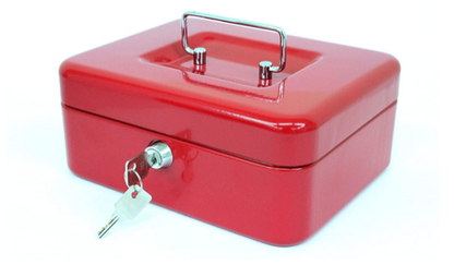 BRIXO Cassetta Portavalori Rossa Scatolo