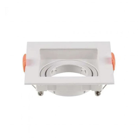 GU10 Fitting Square White