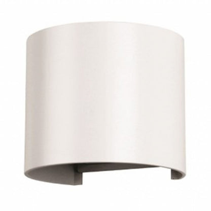 6W Wall Lamp White Body Round IP65 4000K