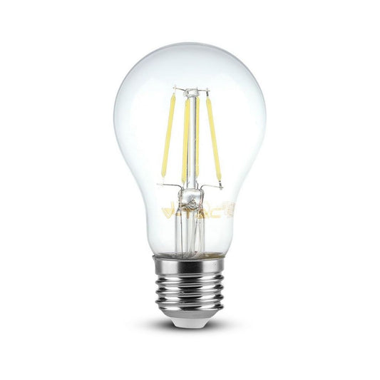 LED Bulb - 4W Filament E27 A60 Clear Cover 6400K