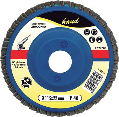 DISCO A LAMELLE RADIALI HAND